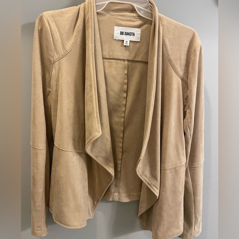BB Dakota faux suede sweater/cardigan
